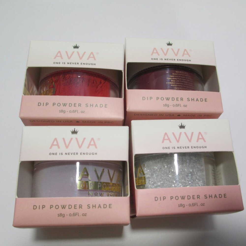 NEW Avva Dip Powder Pro Kit for Nails Innovative System Includes 4 Dip Powders - Picture 3 of 7